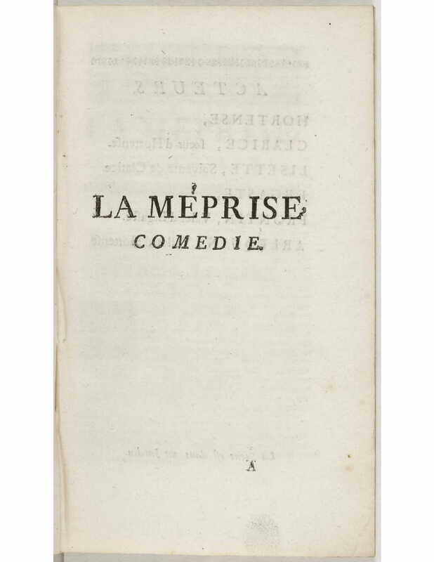 1739 : La méprise