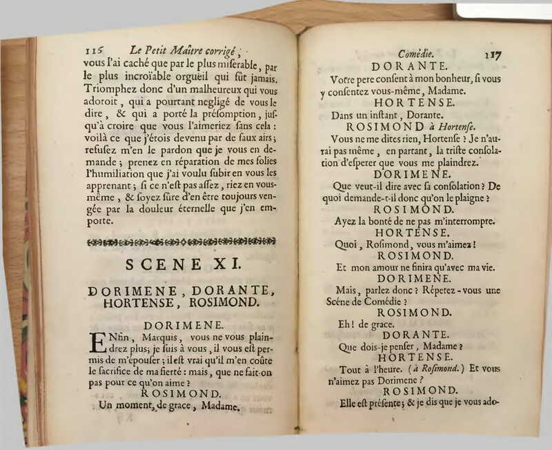 1739 : Le petit-maître corrigé
