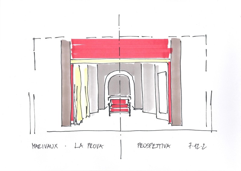 2003 : La prova, Maquette du décor