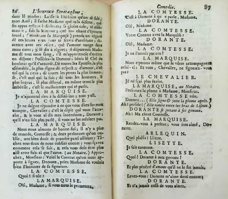 1733 : L’heureux stratagème