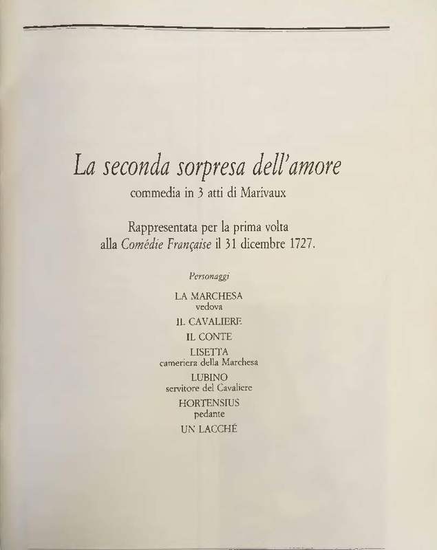 1983 :La seconda sorpresa dell’amore (Piero Colombi, Anna Lia Franchetti)