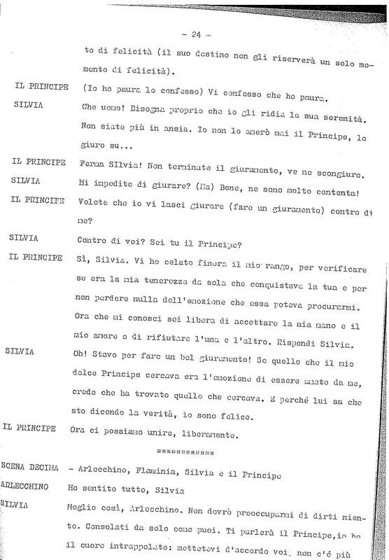1978 : La doppia incostanza (Andrée Ruth Shammah) script