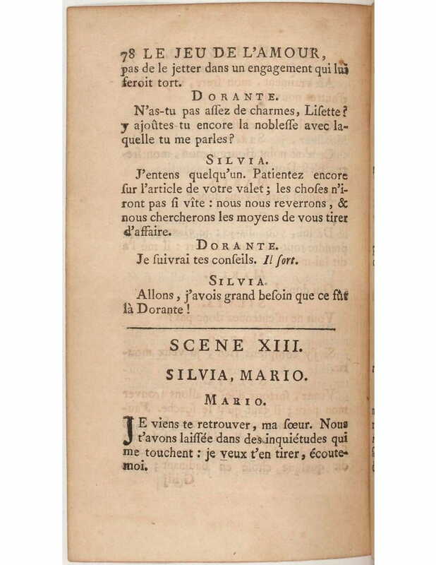 1730 : Le jeu de l’amour et du hasard