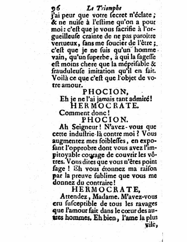 1732 : Le triomphe de l’amour
