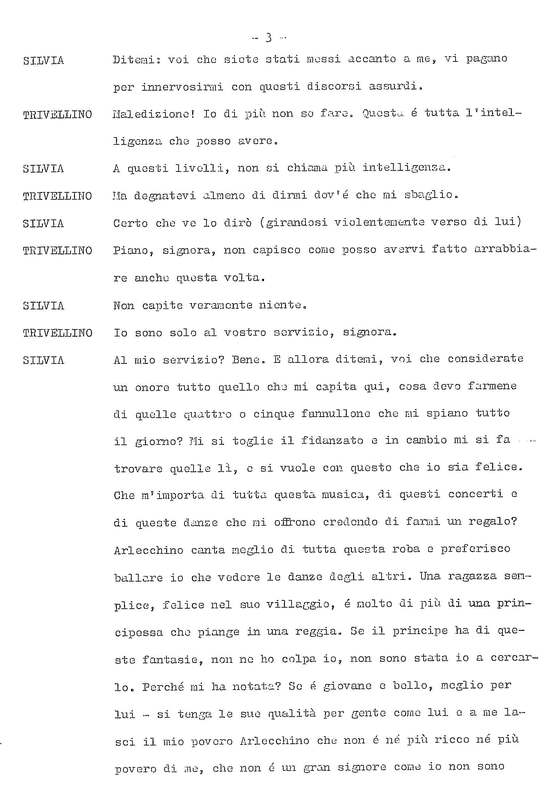1978 : La doppia incostanza (Andrée Ruth Shammah) script