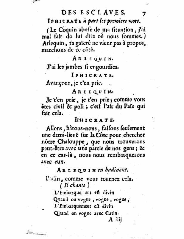 1725 : L’île des esclaves