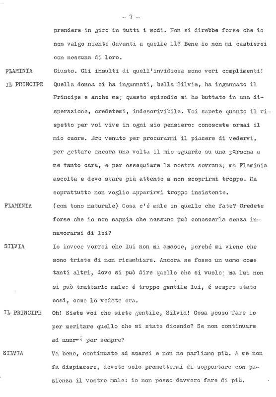 1978 : La doppia incostanza (Andrée Ruth Shammah) script