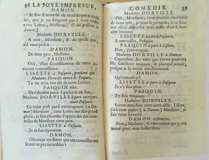 1738 : La joye imprévue