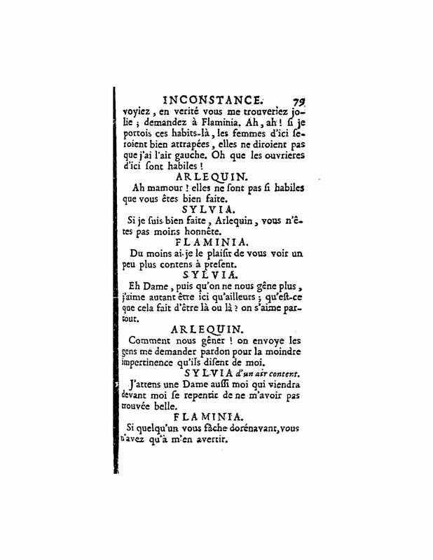 1724 : La double inconstance