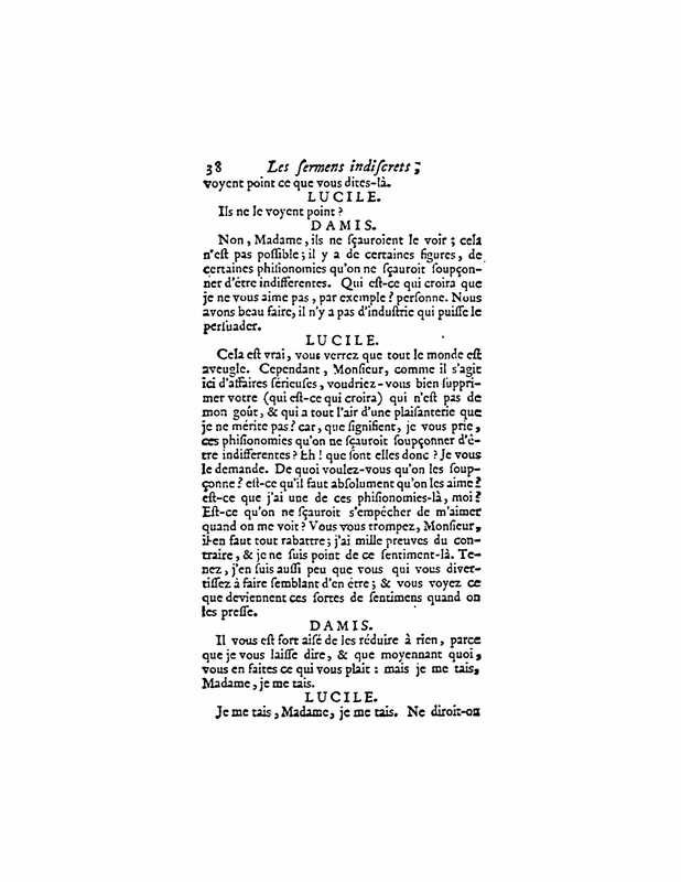 1732 : Les serments indiscrets