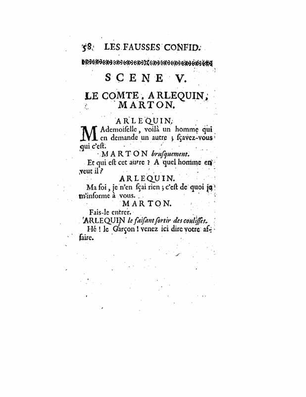 1738 : Les fausses confidences