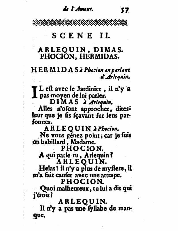 1732 : Le triomphe de l’amour