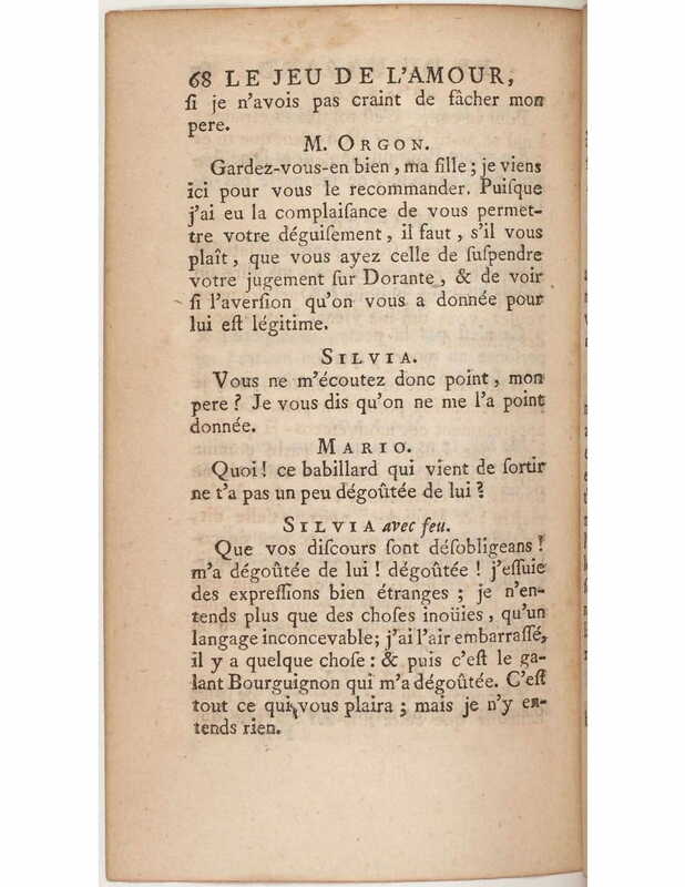 1730 : Le jeu de l’amour et du hasard