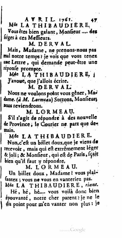 1761 : La provinciale