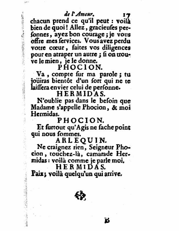 1732 : Le triomphe de l’amour