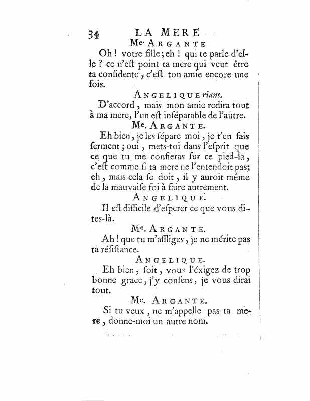 1735 : La mère confidente