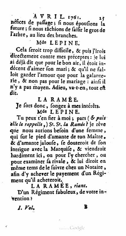 1761 : La provinciale