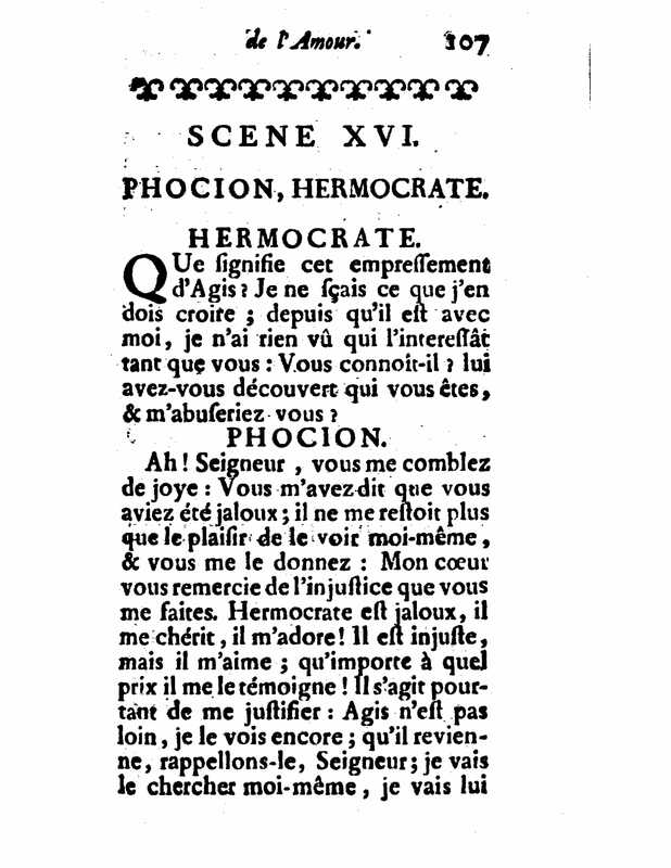 1732 : Le triomphe de l’amour