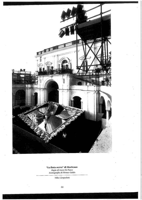 1991 : La finta serva, Programme