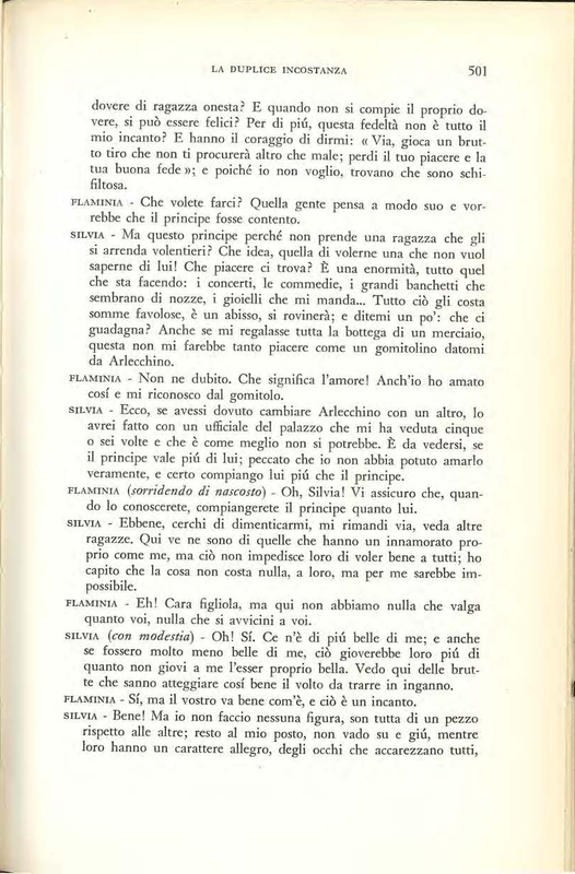 1959 : La duplice incostanza (Marcello Spaziani)
