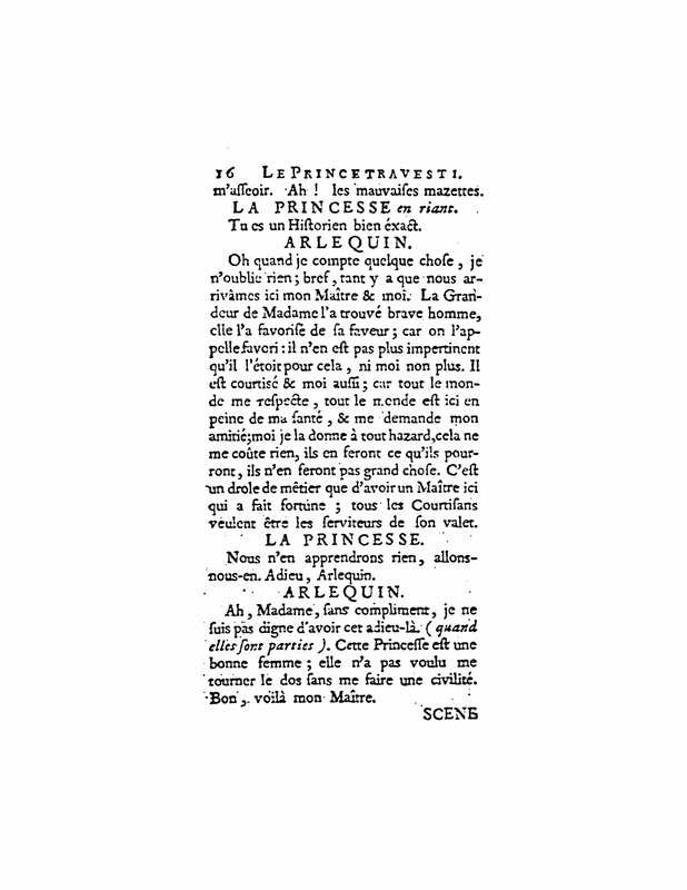 1727 : Le prince travesti