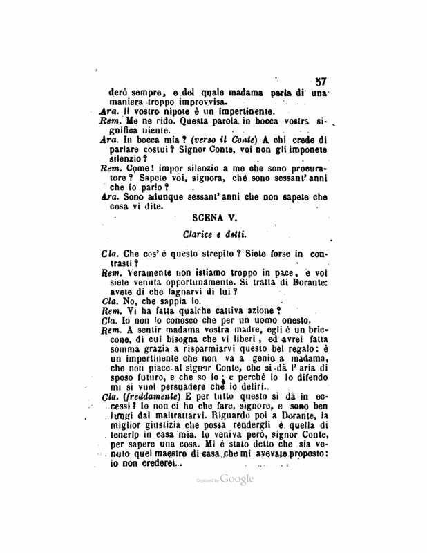1872 : Le false confidenze