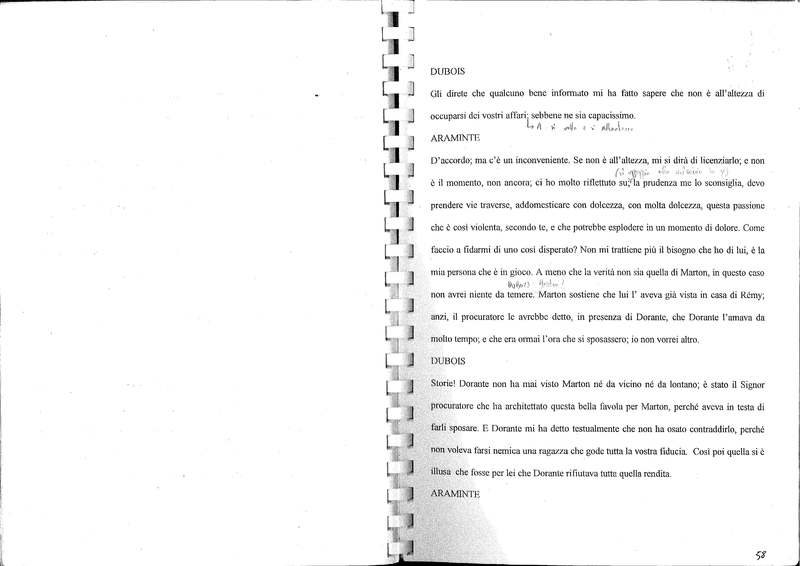 1998 : Le false confidenze (Toni Servillo)