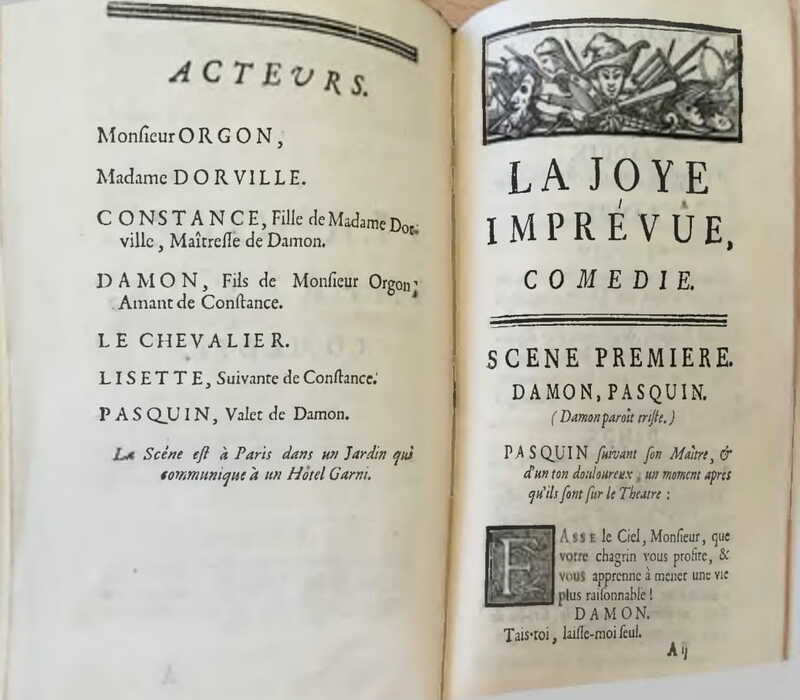 1738 : La joye imprévue
