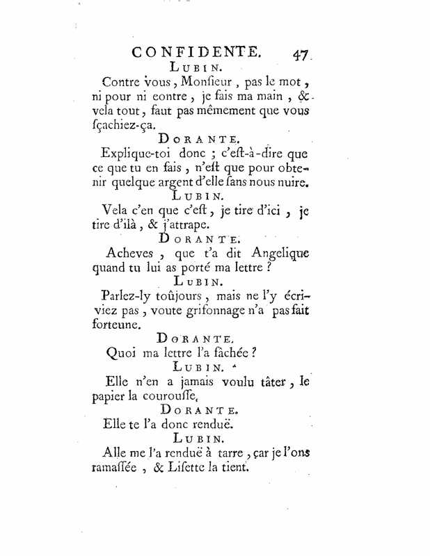 1735 : La mère confidente