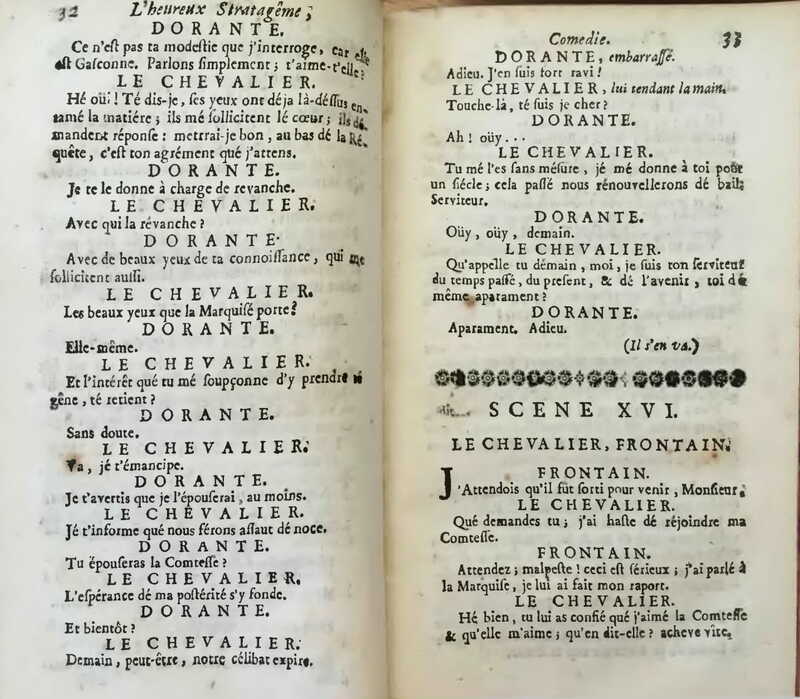 1733 : L’heureux stratagème