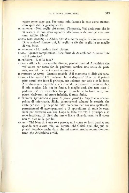 1959 : La duplice incostanza (Marcello Spaziani)