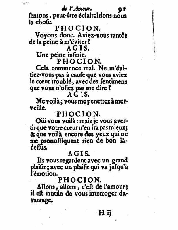 1732 : Le triomphe de l’amour