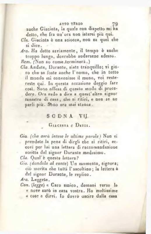 1829 : Le false confidenze [Salvatore Fabbrichesi, 1816]