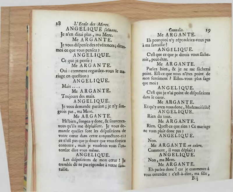 1732 : L’école des mères