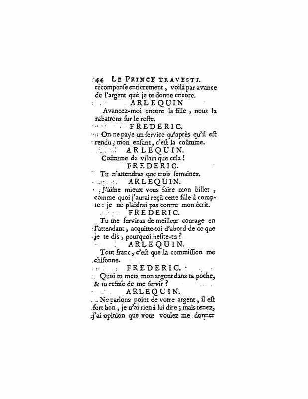 1727 : Le prince travesti