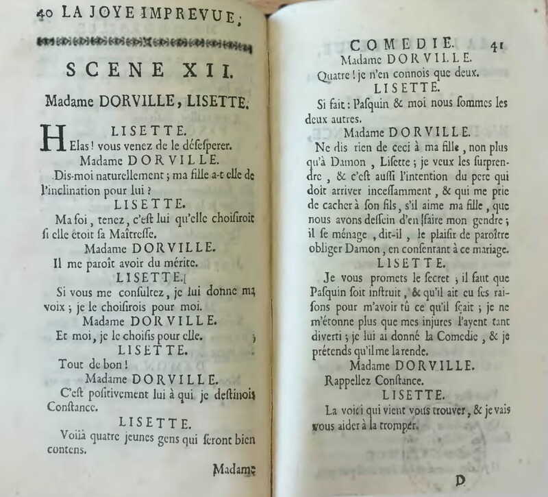 1738 : La joye imprévue