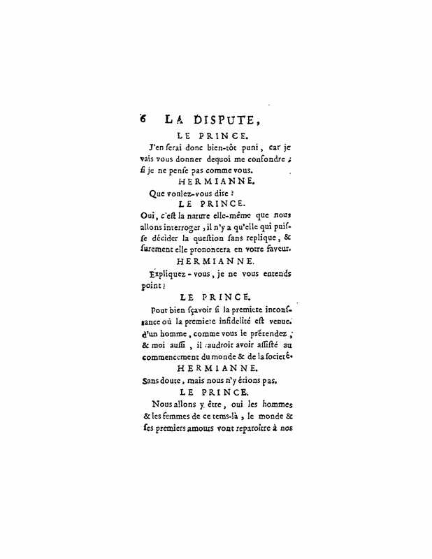 1747 : La dispute