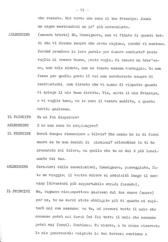 1978 : La doppia incostanza (Andrée Ruth Shammah) script