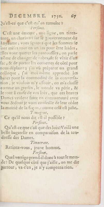 1750 : La colonie