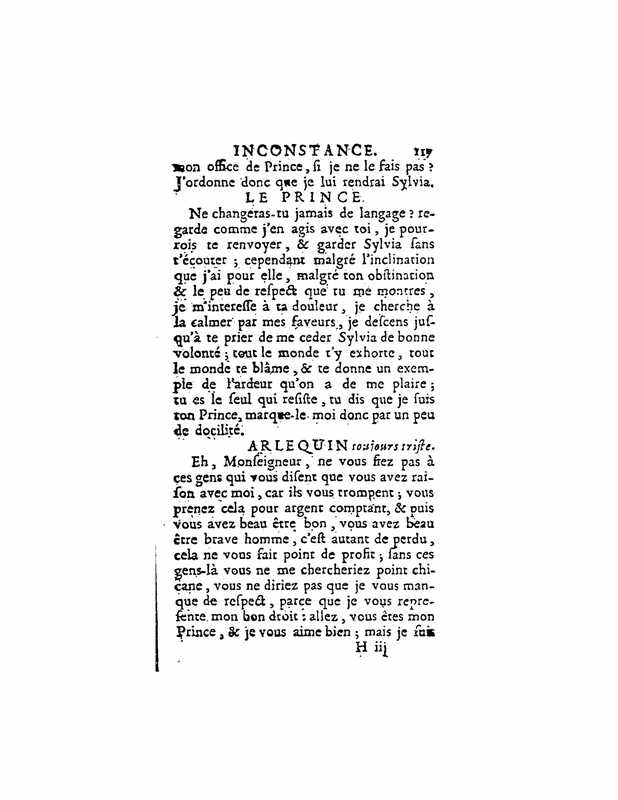 1724 : La double inconstance
