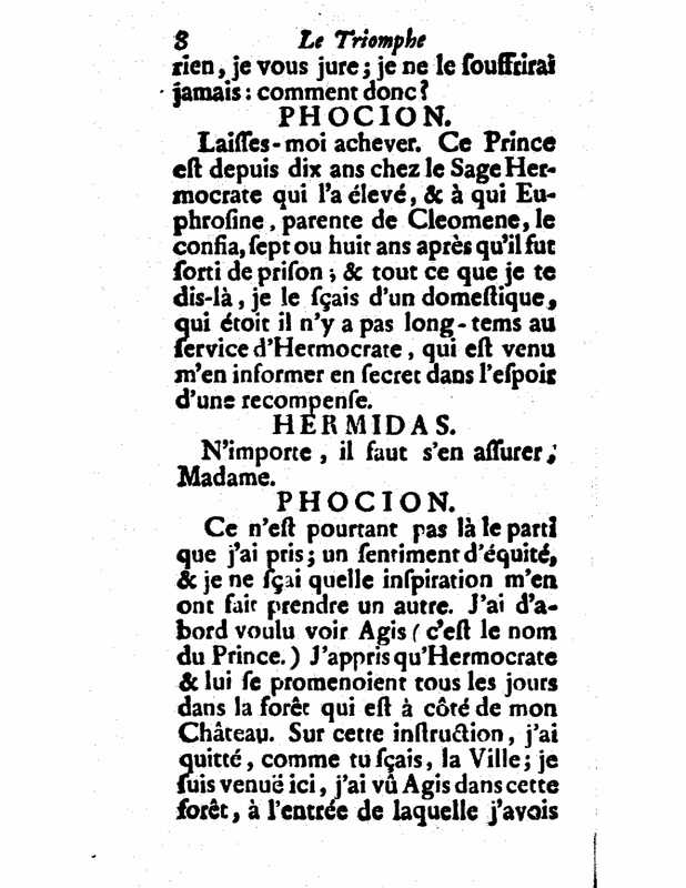 1732 : Le triomphe de l’amour