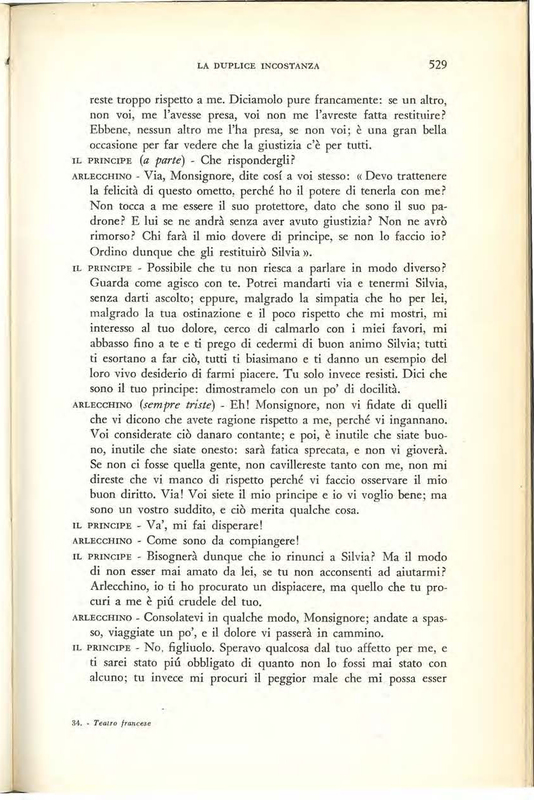 1959 : La duplice incostanza (Marcello Spaziani)