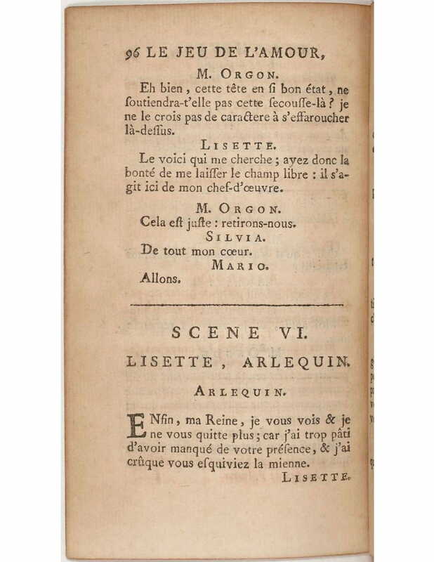 1730 : Le jeu de l’amour et du hasard
