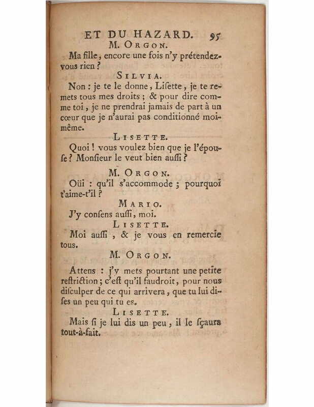 1730 : Le jeu de l’amour et du hasard