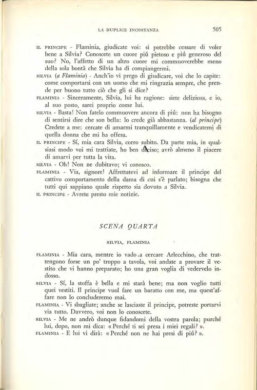 1959 : La duplice incostanza (Marcello Spaziani)