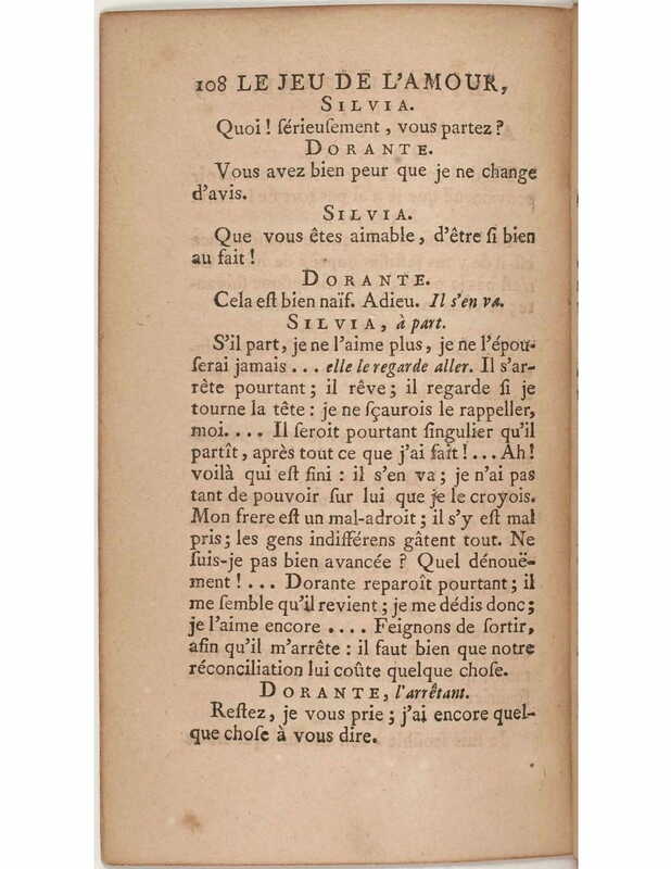 1730 : Le jeu de l’amour et du hasard