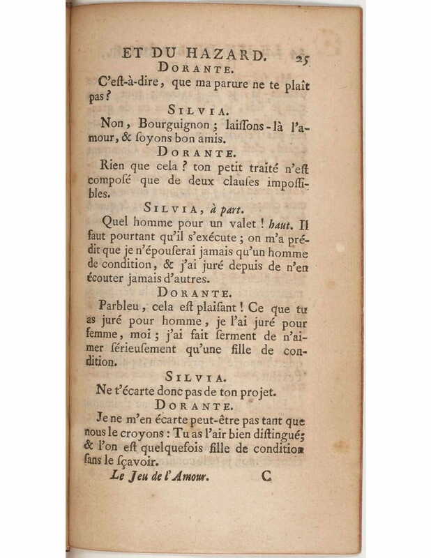 1730 : Le jeu de l’amour et du hasard