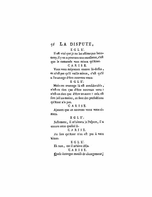 1747 : La dispute