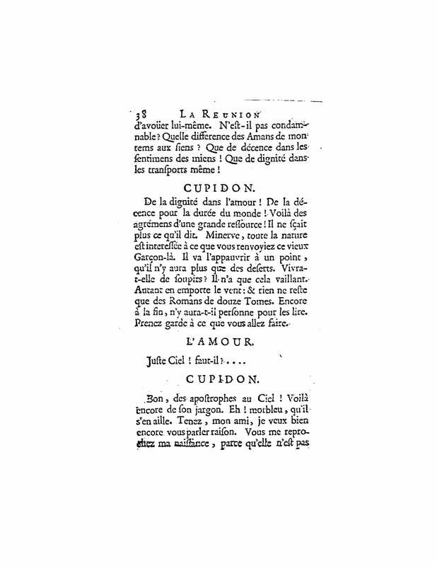 1732 : La réunion des amours