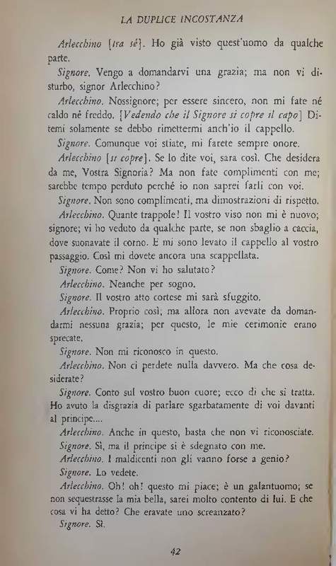 1952 : La duplice incostanza (Corrado Tumiati)